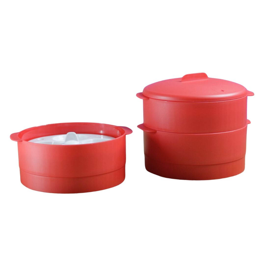 Lesco 3 Layer Gas Steamer with 2 Idli Stands and 1 Appam Stand