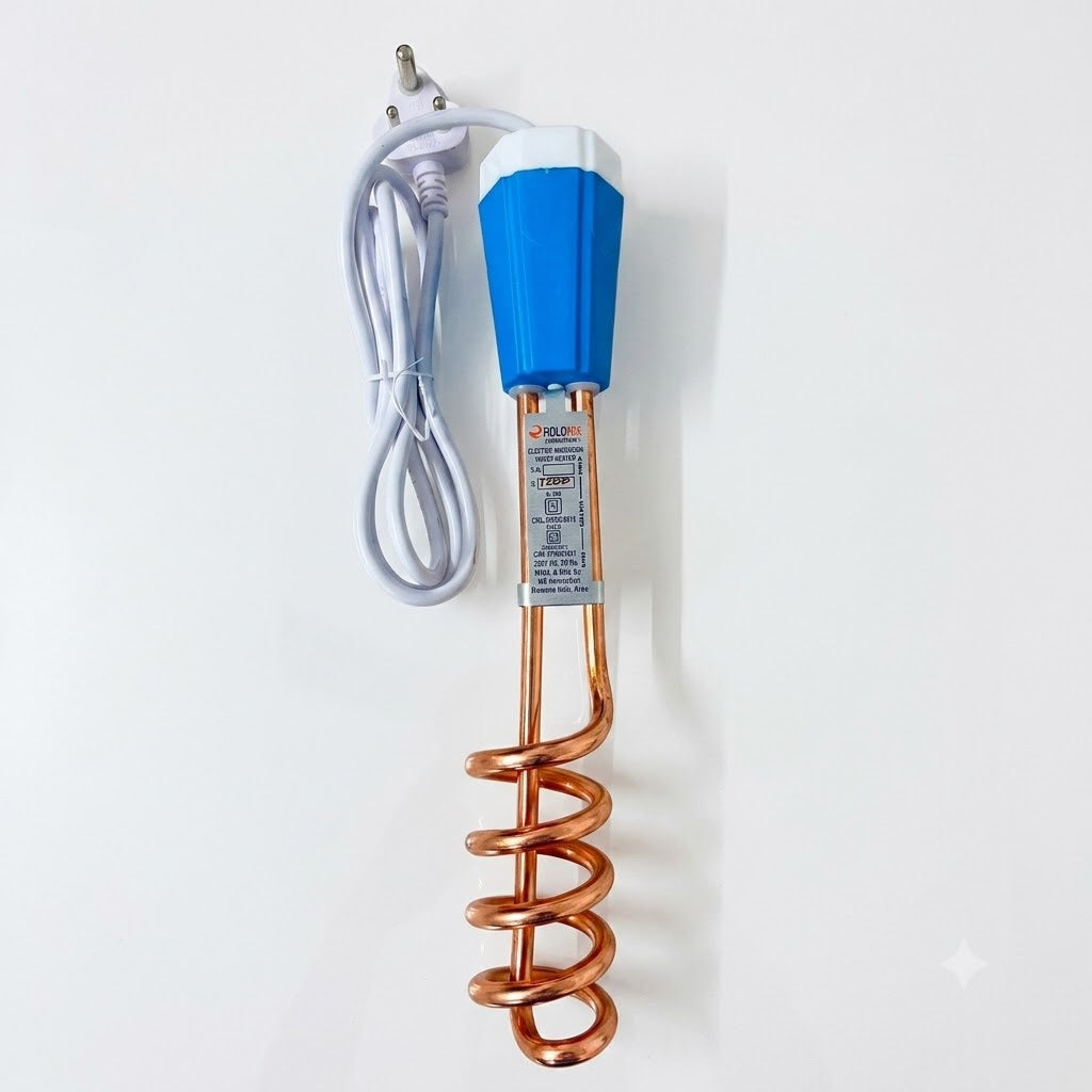 Holonix 1500W Immersion Rod Electric Water Heater | Copper Coating | Waterproof | Fast Heating Element | 1 Year Replacement Warranty