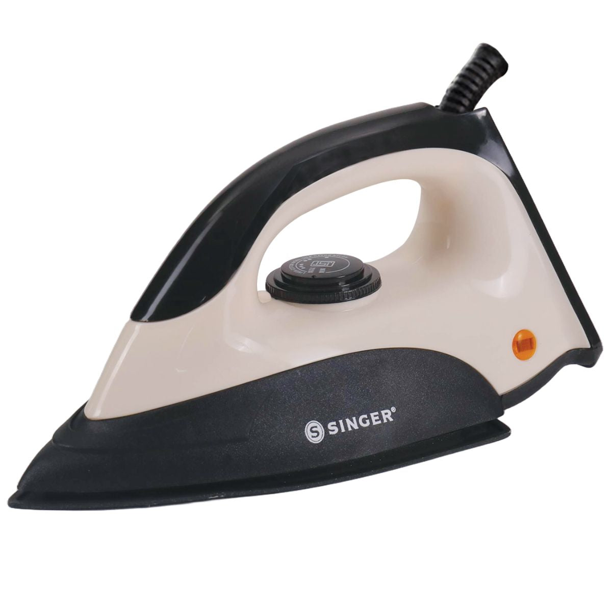 Singer Auro 1000W Dry Iron | Double Coated Teflon Sole Plate | Adjustable Temperature Control | ISI Mark | 2 Years Warranty