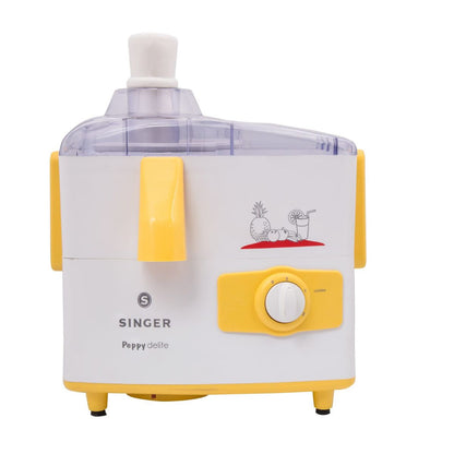 Singer Peppy Delite 500W Juicer Mixer Grinder | 1500ml Liquidizing Jar | 800ml Steel Jar | 3 Speed Control + Pulse | 2 Years Warranty