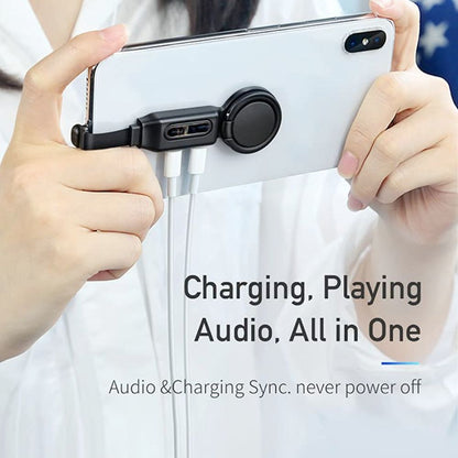 Digital Ring Holder with Audio & Charger Adapter