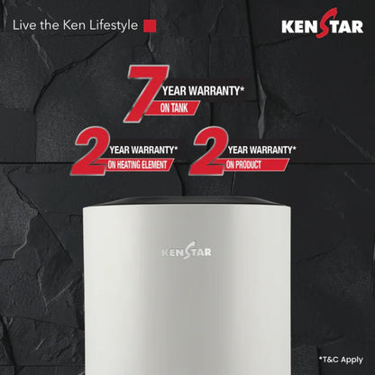 Kenstar Aqualia 25L 5 Star Storage Water Heater | Geyser | Glasslined Tank | SwirlHeat Technology | 8 Bar Pressure | 2 Years Warranty (Copy)