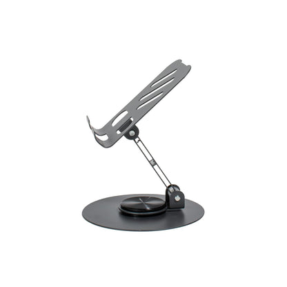 BEXT Adjustable Metal Phone Stand | 360° Rotation | Strong Suction Base | Desktop Mobile Holder | Universal Compatibility