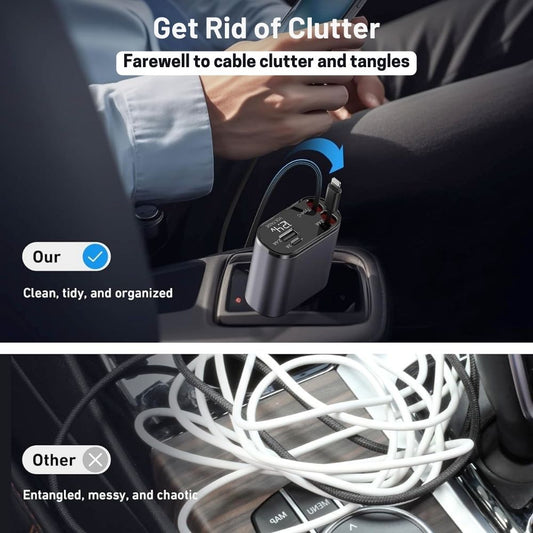 4 In 1 Portable Car Charger