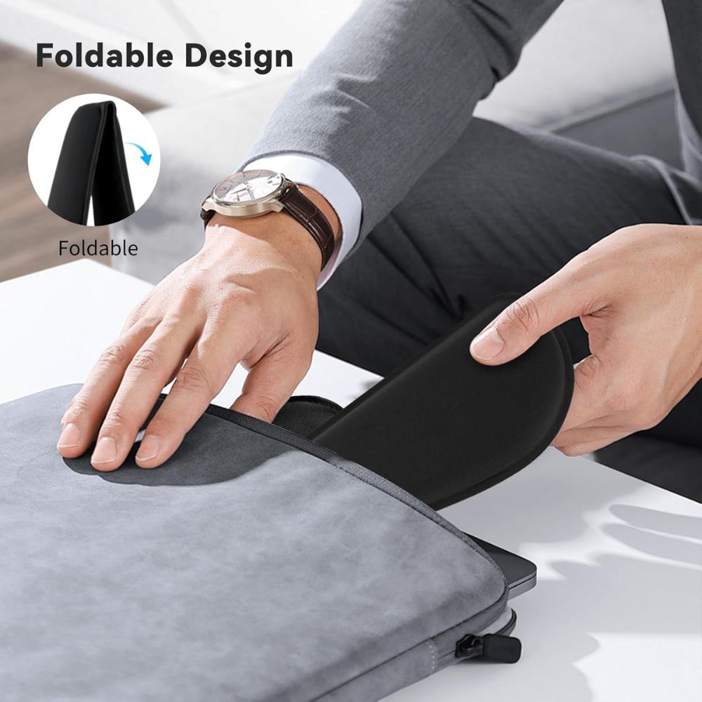 BEXT Ergonomic Gel Memory Foam Keyboard Wrist Rest & Mouse Pad Support | Anti-Slip Desk Wrist Support | 2-Piece Set