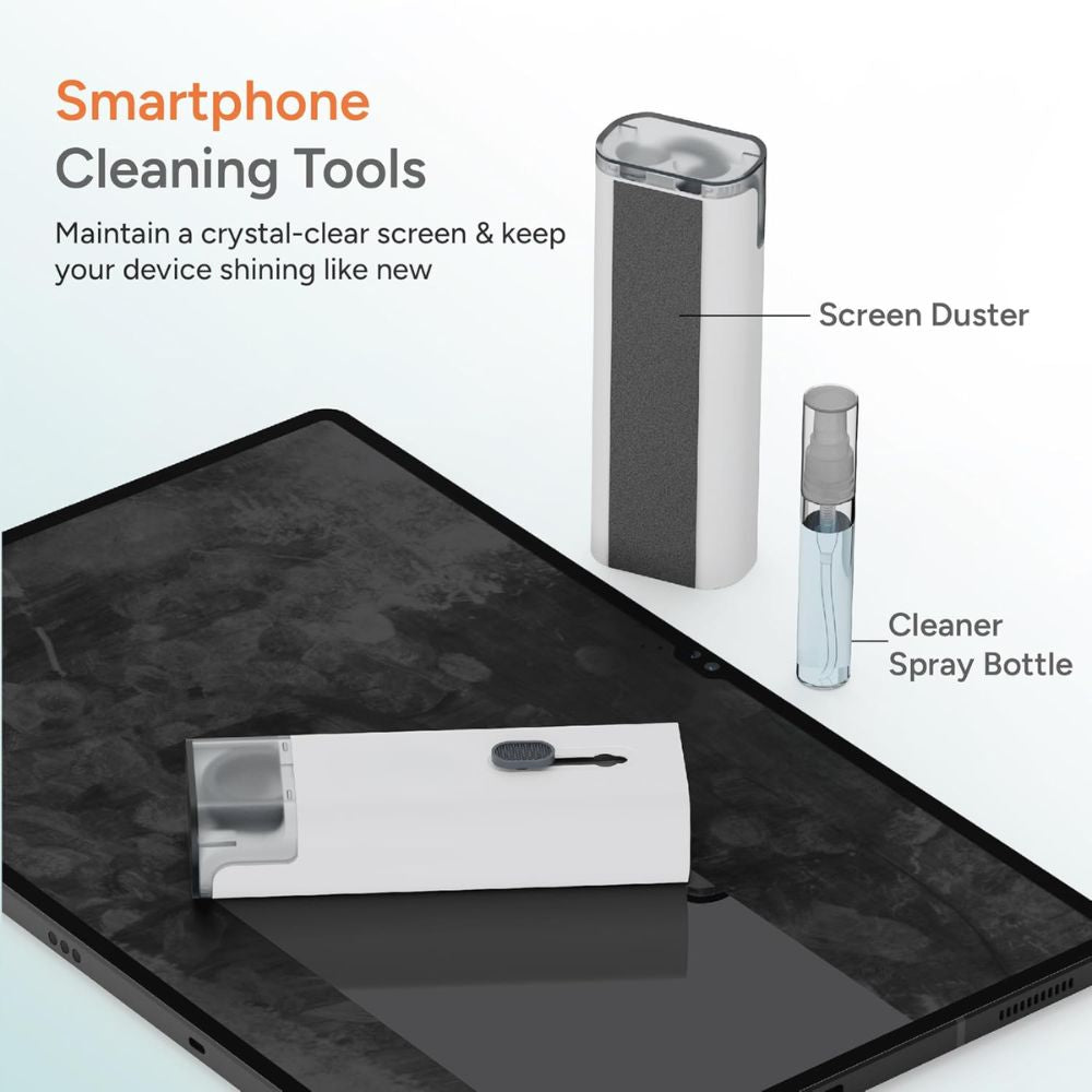 BEXT 7-in-1 Electronics Cleaning Kit for Keyboard, Laptop & Earbuds | All-in-One Screen & Device Cleaner | Compact & Lightweight