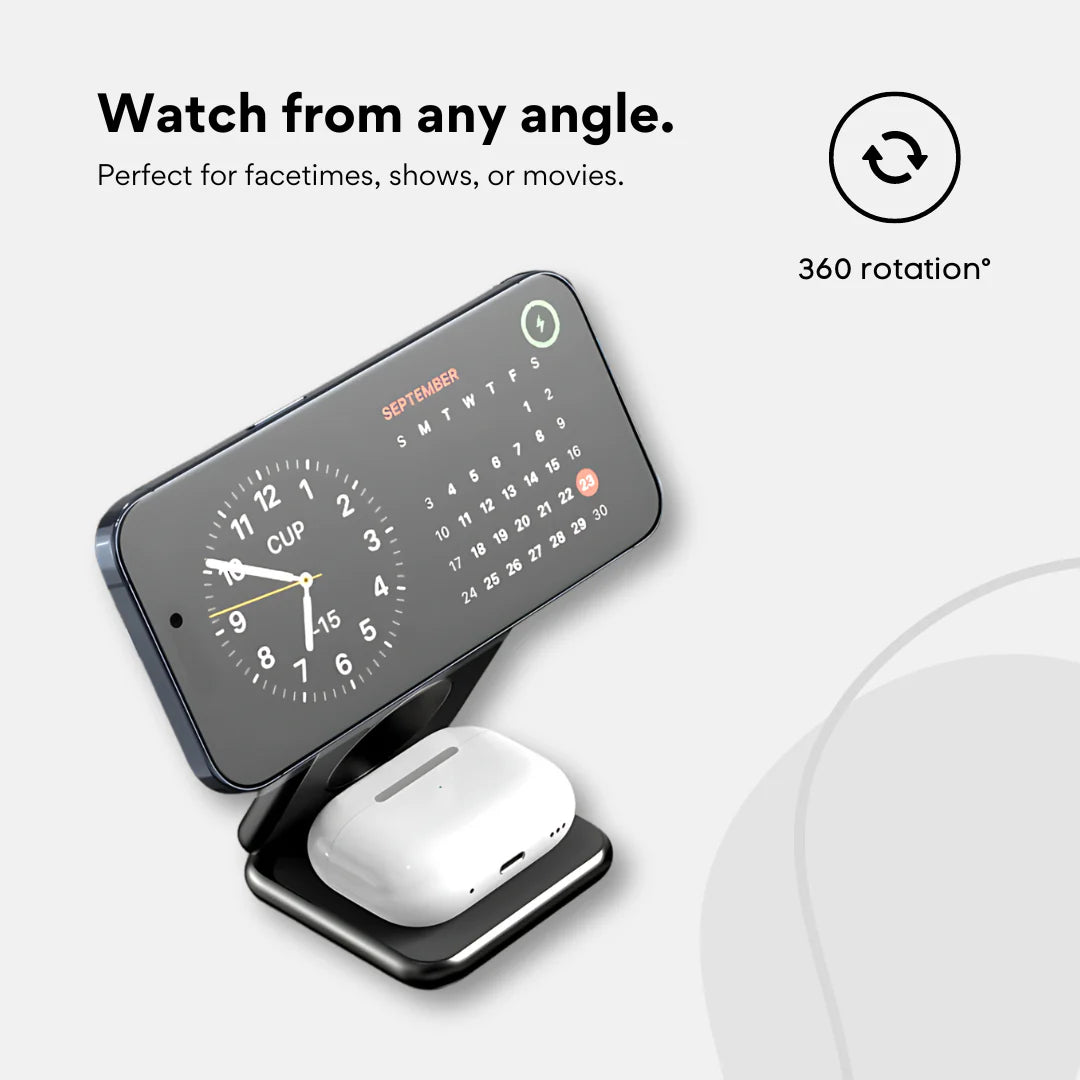 Cobra 3-in-1 Fast Wireless Charging Station