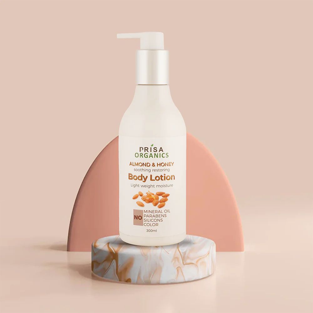 Almond & Honey Soothing Restoring Body Lotion Light Weight Moisture 300ml