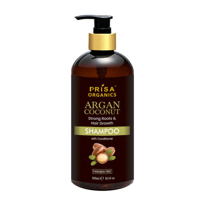 Argan Coconut Shampoo with conditioner for strong Hair Root and Hair Growth 300ml