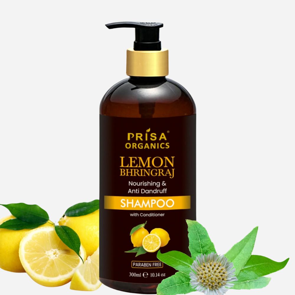 Lemon Bhringraj Hair Nourishing Shampoo with Conditioner, 300ml