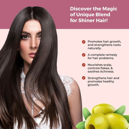 Prisa Organics Olive AloeVera Nourishing Shampoo with Conditioner, 300ml
