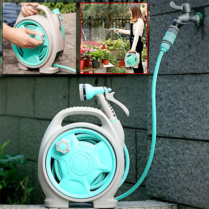 Portable Water Hose Retractable Reel Cart