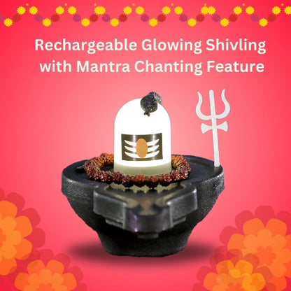 Rechargeable Shivling with Mantra Chanting