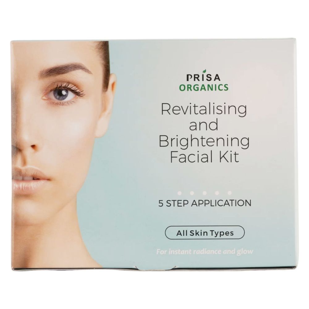Prisa Organics Skin Revitalising & Brightening Facial Kit, 105g
