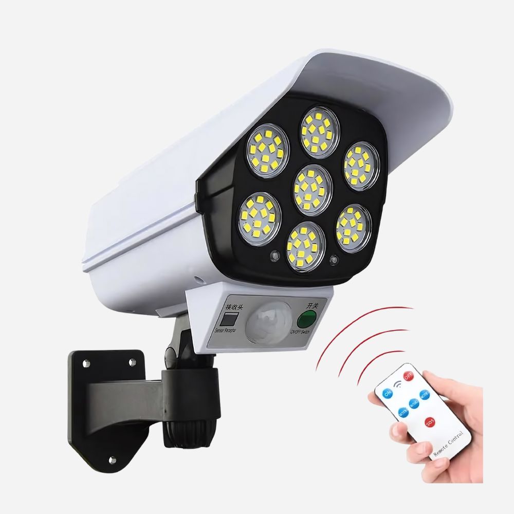 Solar Waterproof Security Light Camera Dummy
