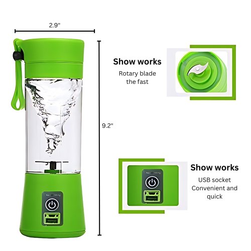 Rechargeable Blender with Power Bank