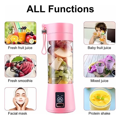 6 Blade Rechargeable Juicer Blender