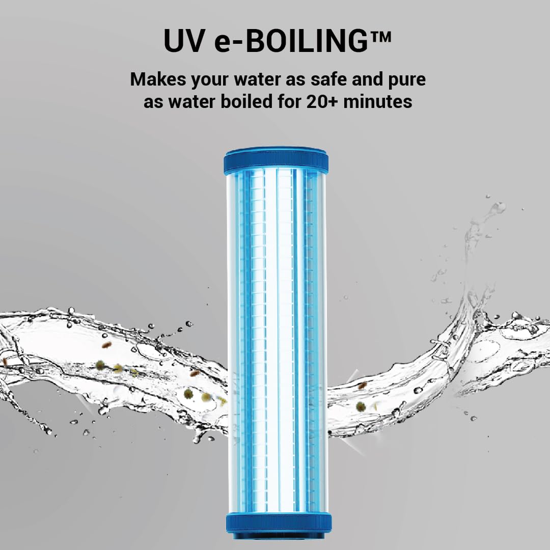 Aquaguard MIST NXT UV+ Water Purifier | UV E-Boiling Technology | Mineral Guard Technology | Wall Mount | No Storage | Free Installation | 2 Free Services